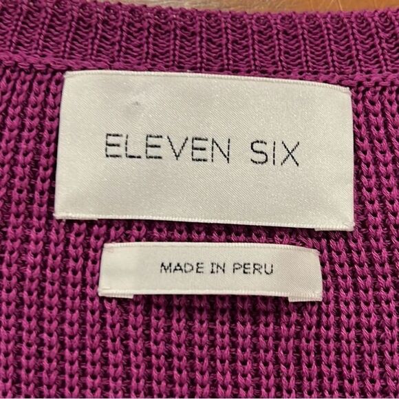 Eleven Six violet Elsi v neck Peruvian cotton sweater
Size XS/small - Picture 9 of 11